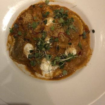 Nineteen 61 - Mushroom Ravioli with shrimp - Latin American Near Me - Lakeland, Florida