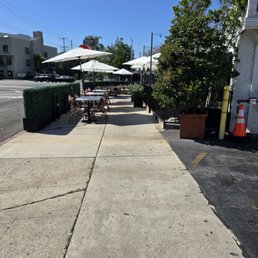 Outdoor seating