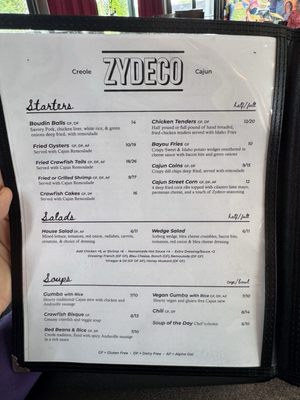 Menu photo 2 Zydeco Hermann, MO