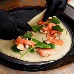 Breakfast & Crepes of Paris Catering - Savory Crepes