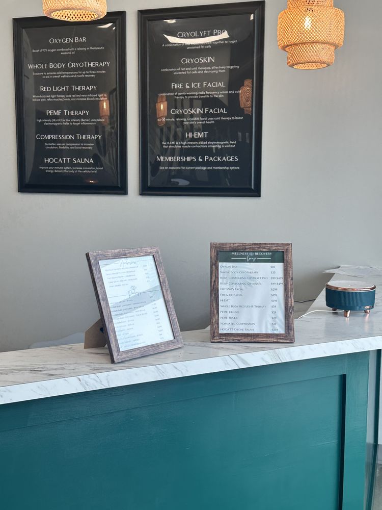 THE WELLNESS AND RECOVERY LOUNGE Updated June 2024 Request an