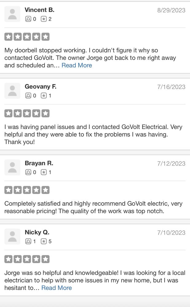 Slide of GoVolt Electrical