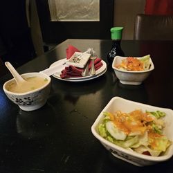 Yummy Steakhouse - Soup & Salad served with dinners