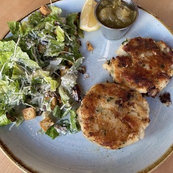 Salt Shaker Deli - Fish cake and Cesar Salad - Pizza Near Me - Lunenburg, Nova Scotia Salt Shaker Deli - Fish cake and Cesar Salad - Pizza Near Me - Lunenburg, Nova Scotia
