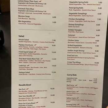 Pattaya - Menu - Thai Near Me - Philadelphia, Pennsylvania Pattaya - Menu - Thai Near Me - Philadelphia, Pennsylvania