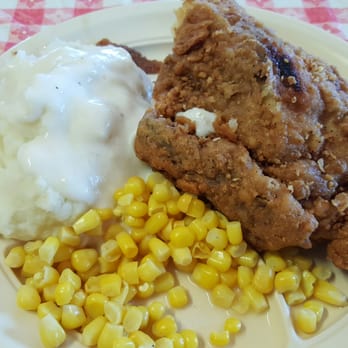 Casa Falcon Restaurant - a plate of food with corn and mashed potatoes - Restaurants Near Me Casa Falcon Restaurant - a plate of food with corn and mashed potatoes - Restaurants Near Me