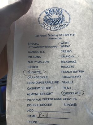Menu photo 1 Krema Nut Company Columbus, OH Menu photo 1 Krema Nut Company Columbus, OH