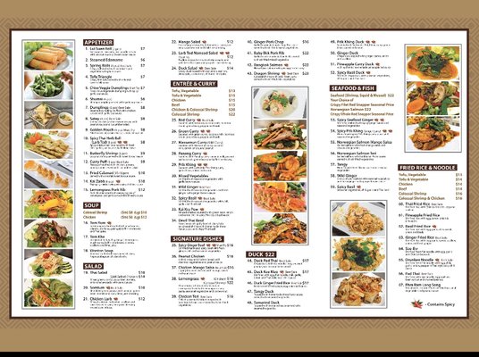 Menu photo 1 Thai Ginger Hamilton, NJ