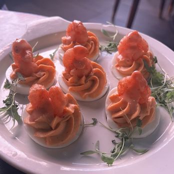 Xperience - Shrimp deviled eggs - Cocktail Bars Near Me - Woodbridge, New Jersey Xperience - Shrimp deviled eggs - Cocktail Bars Near Me - Woodbridge, New Jersey
