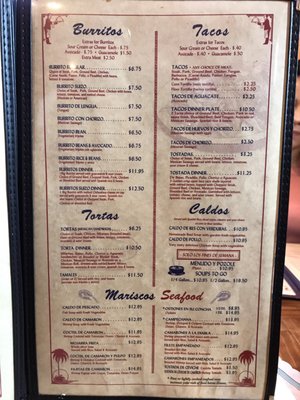 Menu photo 4 El Senorial Milwaukee, WI