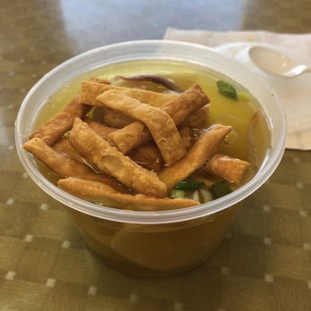 China Dragon - Wonton soup. Great broth. - Chinese Near Me - Virginia Beach, Virginia