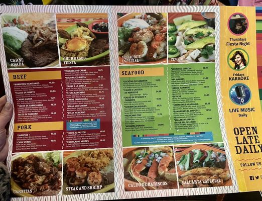 Menu photo 4 Fiesta Mexicana Myrtle Beach, SC