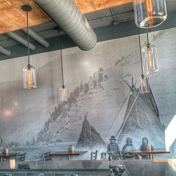 1889 - Historic art near bar seating.. - Cocktail Bars Near Me - Missoula, Montana