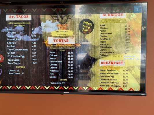 Menu photo 2 Gary Burritos Carol Stream, IL