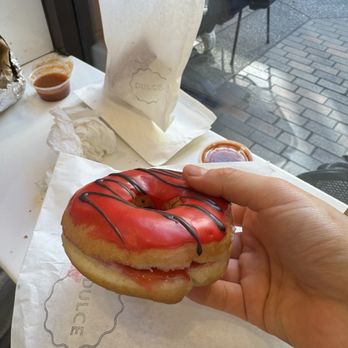 Cafe Dulce - Strawberry jam donut - Coffee & Tea Near Me - Los Angeles, California