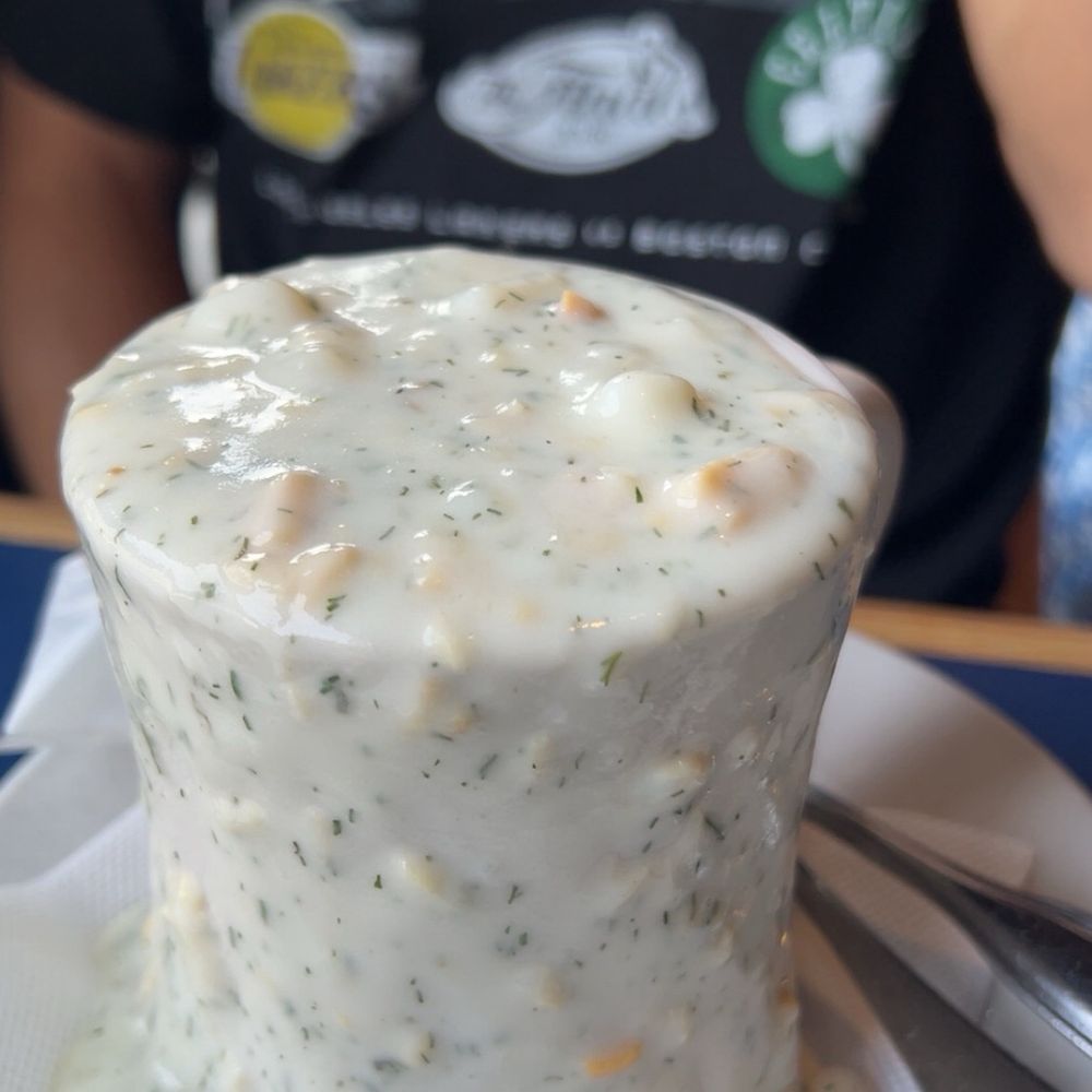 Boston Sail Loft - New England Clam Chowder (cup) - Bars Near Me - Boston, Massachusetts Boston Sail Loft - New England Clam Chowder (cup) - Bars Near Me - Boston, Massachusetts