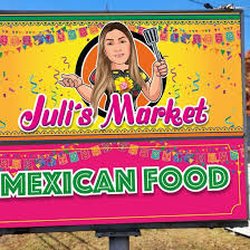 Juli’s Market - Sign outside