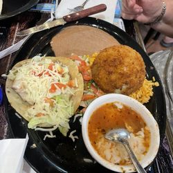 Los Comales - Shrimp fried avocado
