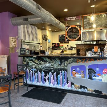 All Star Pizza Bar - Inside: Ordering Area - Pizza Near Me - Cambridge, Massachusetts