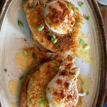 Catch 110 - Crab cake Benedict - Seafood Near Me - Biloxi, Mississippi Catch 110 - Crab cake Benedict - Seafood Near Me - Biloxi, Mississippi