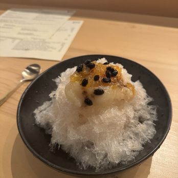 Yess Restaurant - Pear, Yuzu & Sake Kakigori. The flavor of this you cannot describe. Just try it. - Japanese Near Me - Los Angeles, California