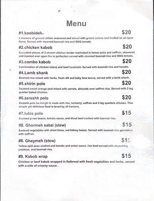 Menu photo 4 Razi Foods Concord, CA Menu photo 4 Razi Foods Concord, CA