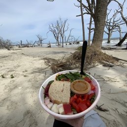 Nothing like a Verde salad on a boneyard beach Nothing like a Verde salad on a boneyard beach