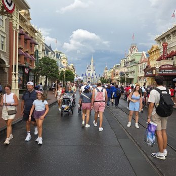 Magic Kingdom Park - Castle on main street - Amusement Parks Near Me - Lake Buena Vista, Florida