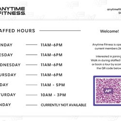 Anytime Fitness - Open 24/7 for AF members