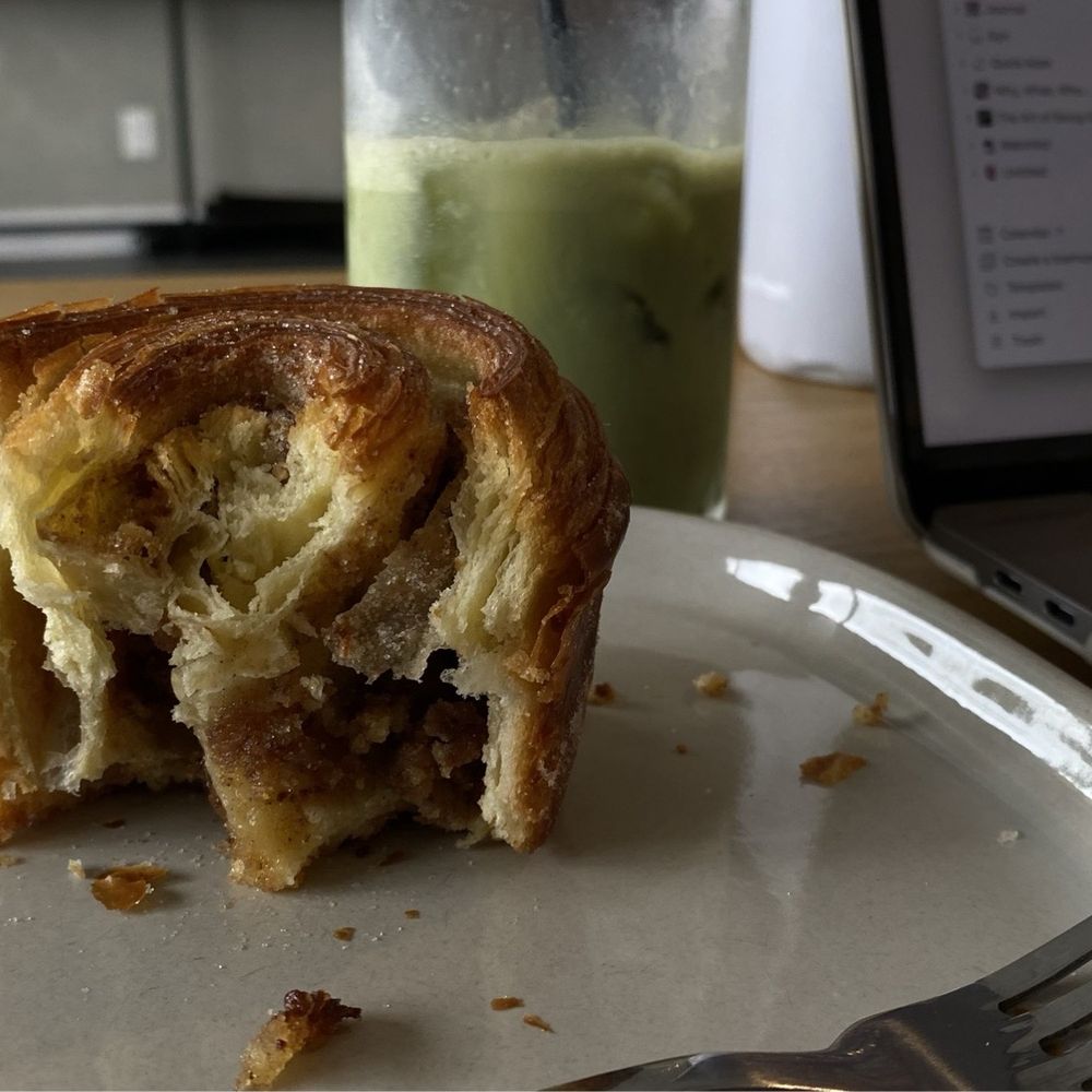 Margin Cafe Coffee Roasters - Matcha latte, churro croissant roll - Coffee & Tea Near Me - Diamond Bar, California Margin Cafe Coffee Roasters - Matcha latte, churro croissant roll - Coffee & Tea Near Me - Diamond Bar, California