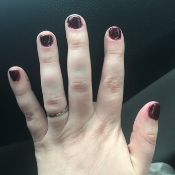 Vip Nail & Skin Care - I had such high hopes for this place - they did the worst job ever. - Nail Salons Near Me - Brookhaven, Pennsylvania