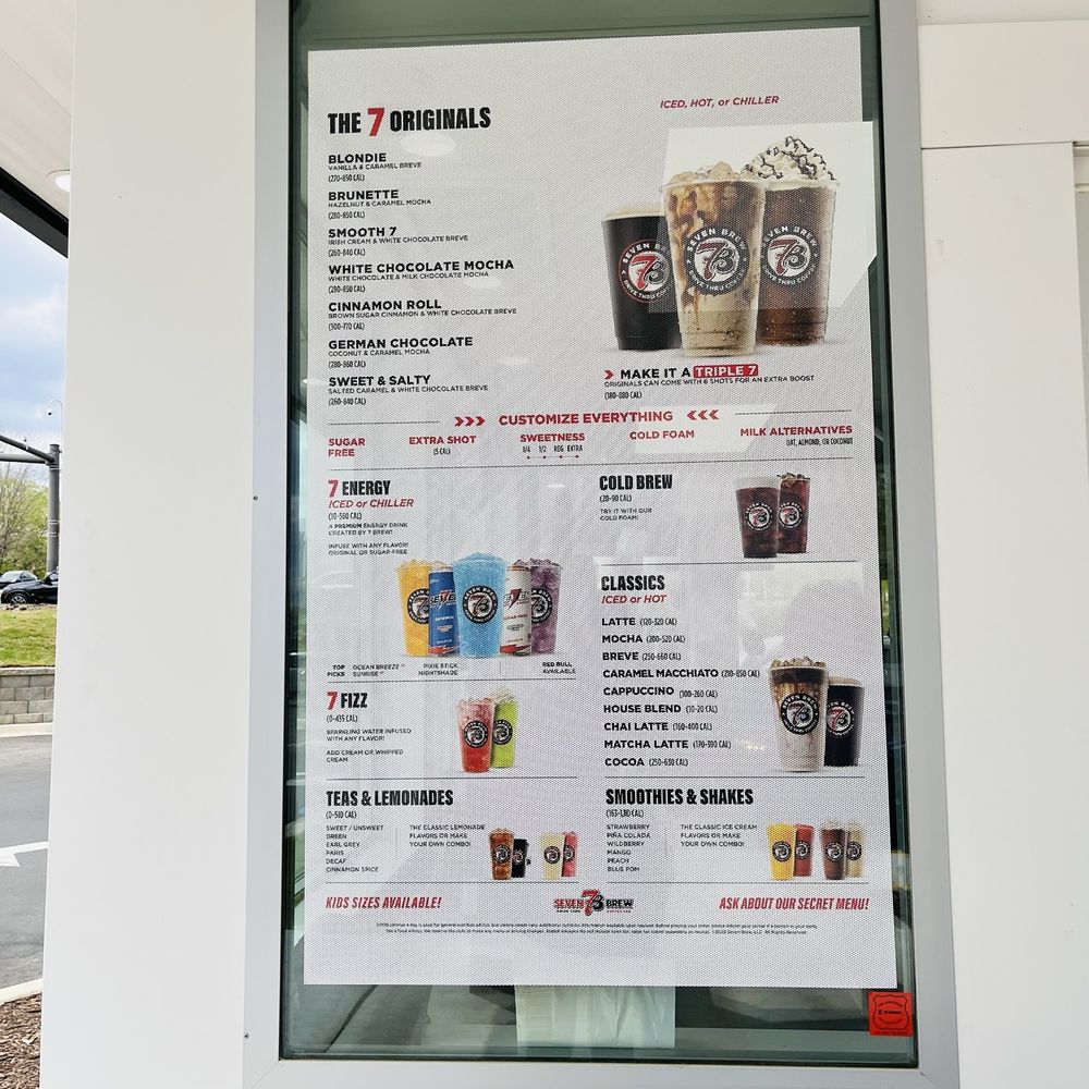 7 Brew Coffee - Lots of Coffee, Tea & Juice choices - Coffee & Tea Near Me - Johns Creek, Georgia