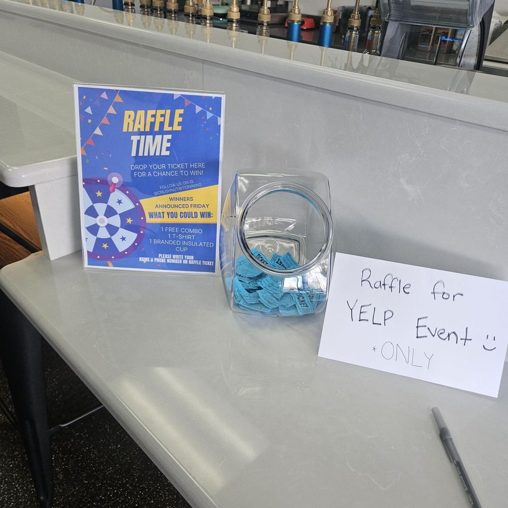 Elite Experience: Crush Nutrition - Yelp Events Near Me - Reno, Nevada Elite Experience: Crush Nutrition - Yelp Events Near Me - Reno, Nevada