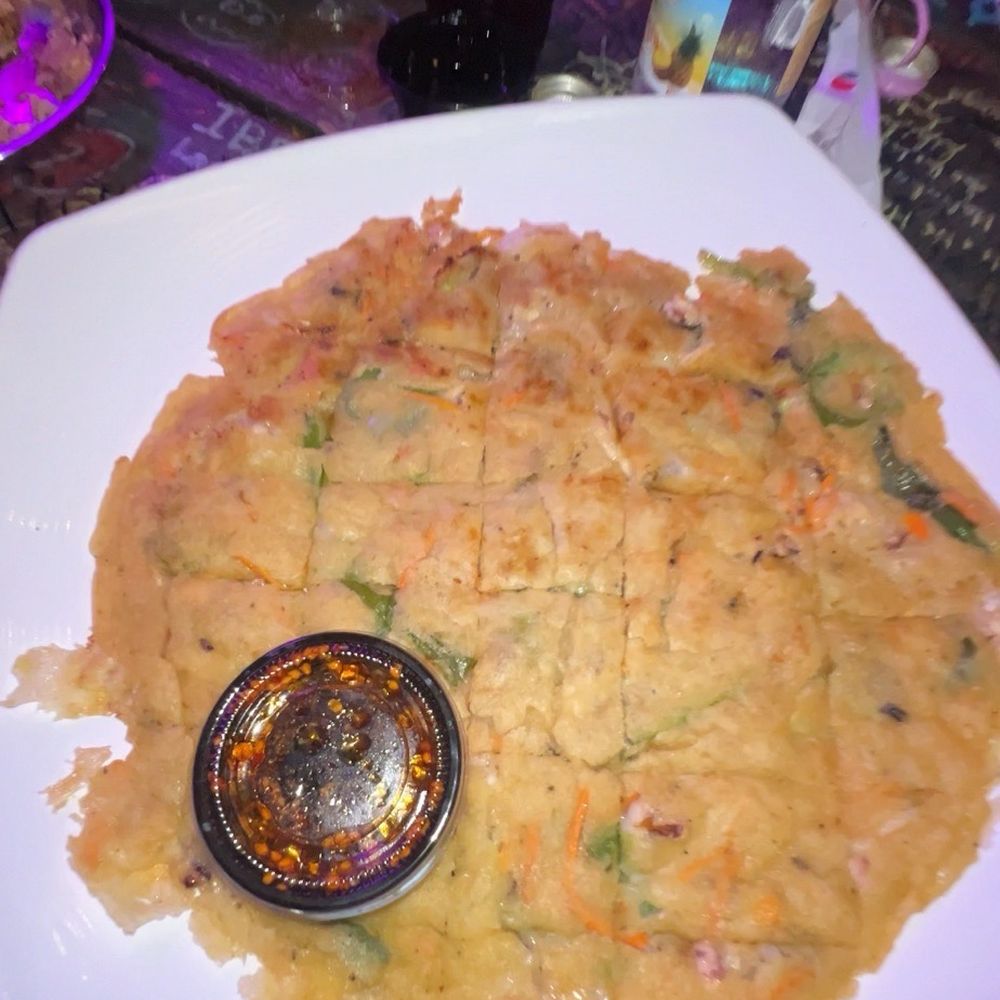 Seafood Pancake. It was huge and really good!