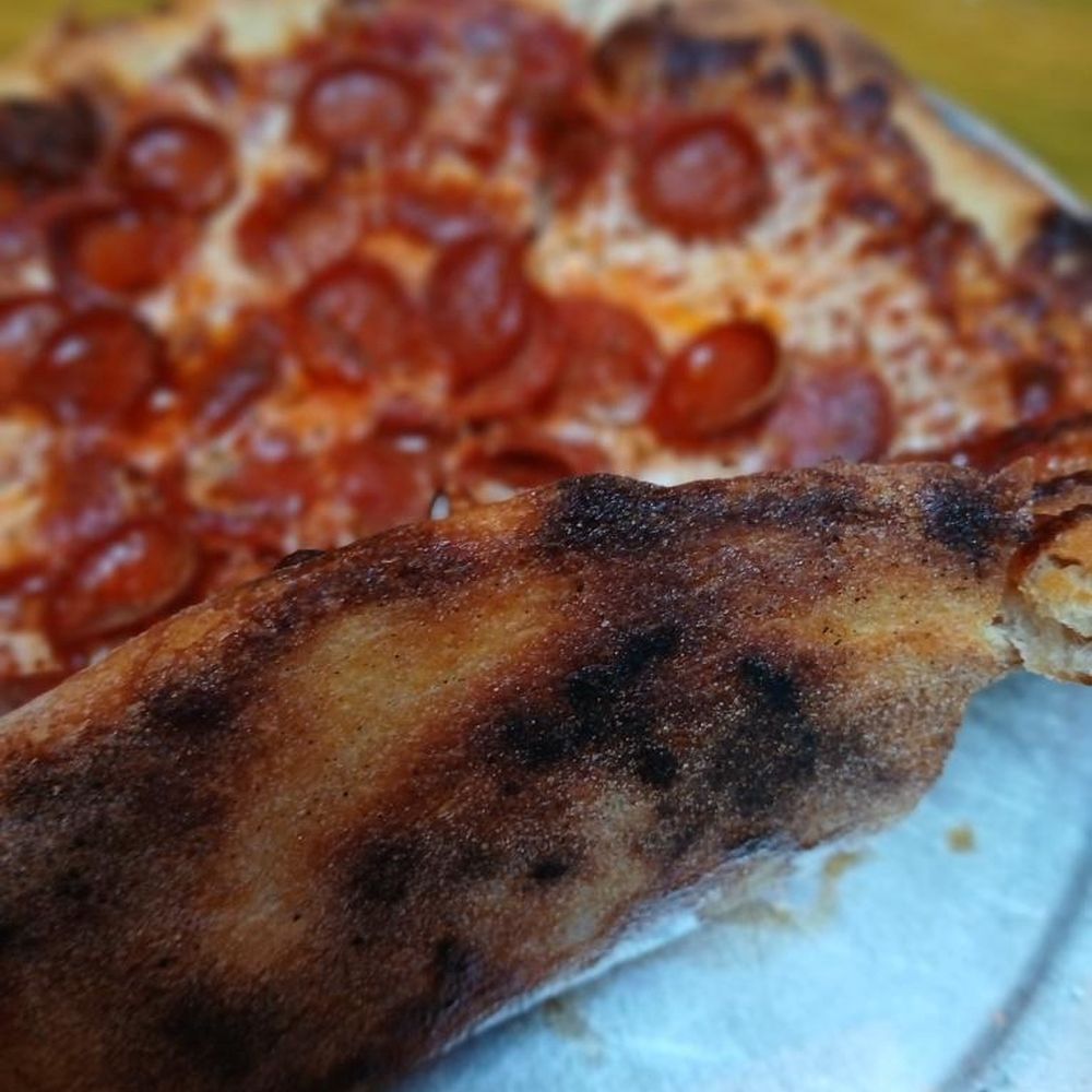 Mary's Pizza Shack - Looks burnt but wasn't. - Pizza Near Me - Sonoma, California Mary's Pizza Shack - Looks burnt but wasn't. - Pizza Near Me - Sonoma, California