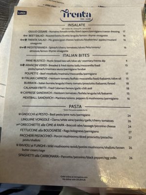 Menu photo 5 Trenta Pizza & Cucina Costa Mesa, CA Menu photo 5 Trenta Pizza & Cucina Costa Mesa, CA