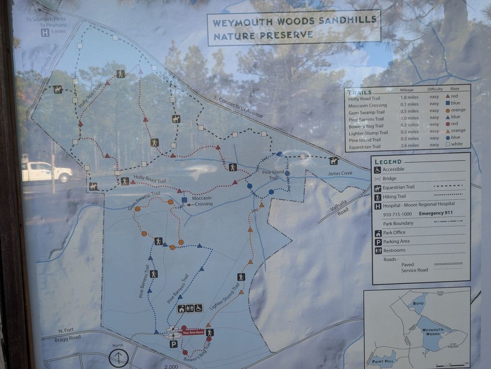 Weymouth Woods Sandhills Nature Preserve Logo