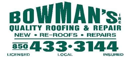 Bowman's Quality Roofing & Repair Logo