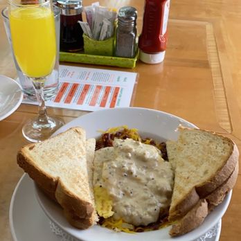 The Funky Brunch Cafe - The Hangover was delicious! It has all of my favorites in one dish - Breakfast & Brunch Near Me - Savannah, Georgia The Funky Brunch Cafe - The Hangover was delicious! It has all of my favorites in one dish - Breakfast & Brunch Near Me - Savannah, Georgia