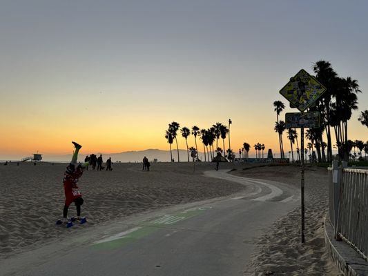 Venice beach Boardwalk by null