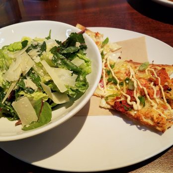 Seasons 52 - Cesar salad and half lobster mozzarella flatbread - New American Near Me - Raleigh, North Carolina Seasons 52 - Cesar salad and half lobster mozzarella flatbread - New American Near Me - Raleigh, North Carolina