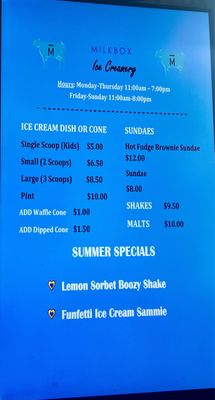 Milkbox Ice Creamery by null