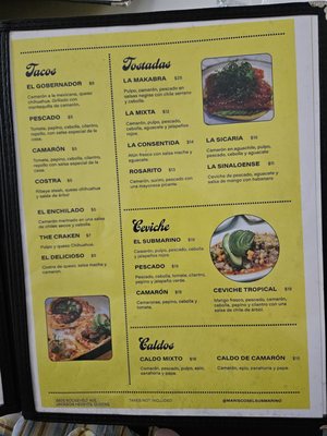 Menu photo 2 Mariscos El Submarino Jackson Heights, NY