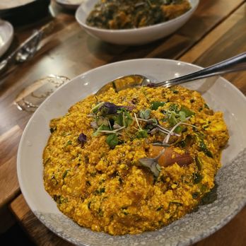 Angel Indian Restaurant - Paneer Bhurji Lajawab- Homemade Indian cheese, onion, tomato, spices. $21.99. Wish the paneer was cooked less. Good - Indian Near Me - Jackson Heights, New York