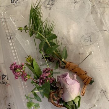 Horchers Country Flowers - Wedding Corsage and boutonniere. Asked for very natural and neutral colors. The bride is happy. - Florists Near Me - Wheeling, Illinois
