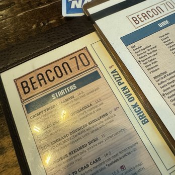 Beacon 70 Restaurant - Menu - New American Near Me - Brick, New Jersey