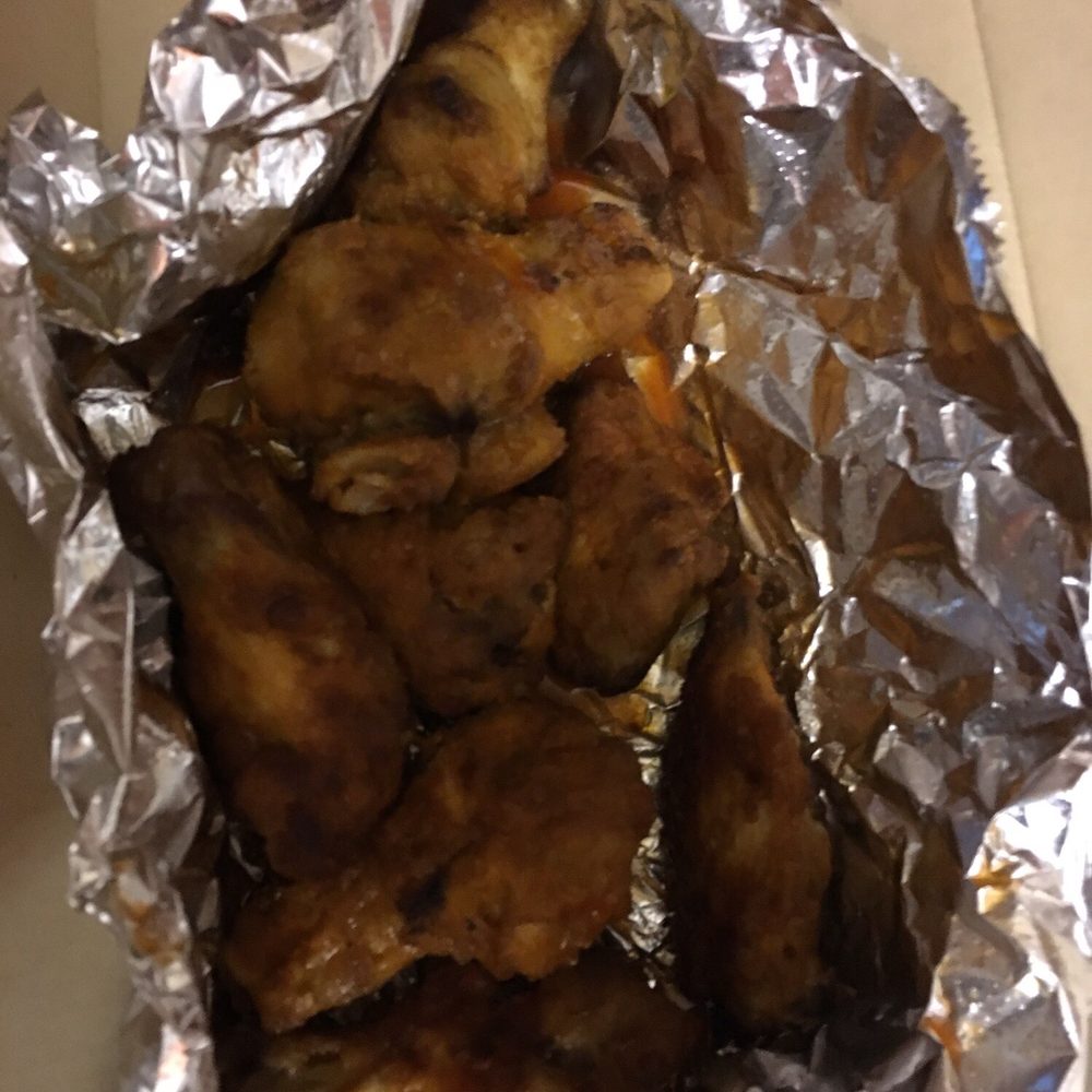 chicken wings wrapped in tin foil chicken wings wrapped in tin foil