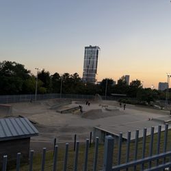 Beautiful evening at skate park!