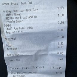 U see the $1 for garlic bread fee? U see the $1 for garlic bread fee?