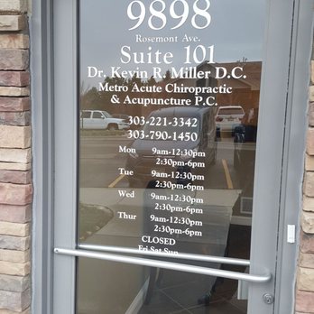 Metro Acute Chiropractic and Acupuncture - Chiropractors Near Me - Lone Tree, Colorado Metro Acute Chiropractic and Acupuncture - Chiropractors Near Me - Lone Tree, Colorado